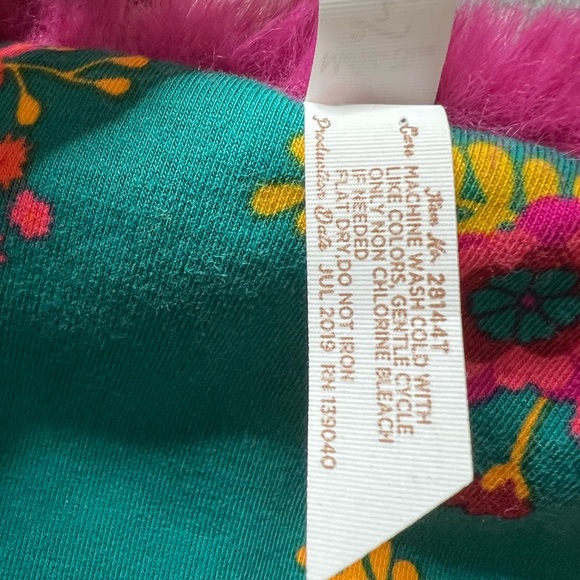 Matilda Jane Vest Girls 2T Magenta Green Floral Fuzzy Boho Eclectic Hipster 2019 - Picture 5 of 5